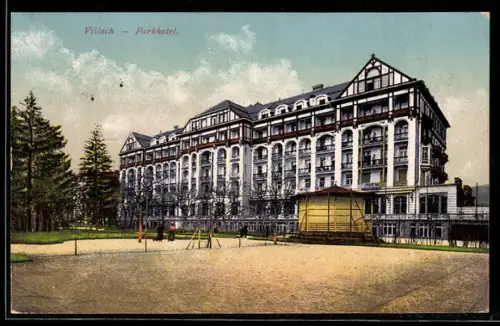 AK Villach, Parkhotel, Hotel mit Parkanlage