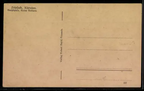 AK Friesach /Kärnten, Hauptplatz, Ruine Rotturn