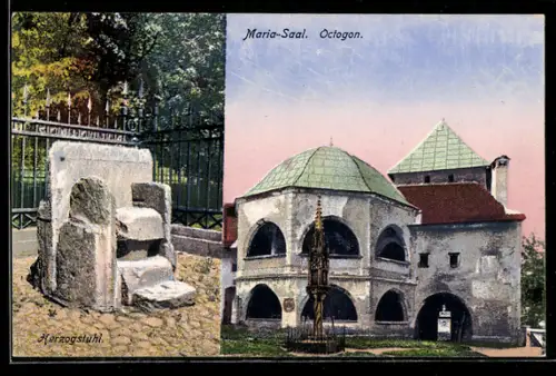 AK Maria-Saal, Oktogon, Herzogstuhl