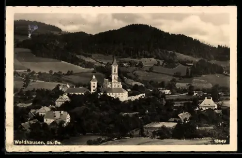 AK Waldhausen /Ob.-Do., Kirche und Schloss