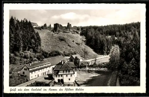 AK Trippstadt, Klug`sche Mühle, Burgruine, Pfälzer Wald