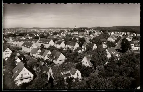 AK Kaiserslautern /Pfalz, Lämmchesberg, Wohnsiedlung, Kirche, Panorama