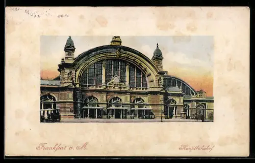 AK Frankfurt a. M., Hauptbahnhof
