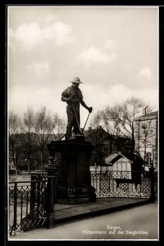 AK Siegen, Hüttenmann auf der Siegbrücke