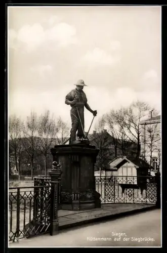 AK Siegen, Hüttenmann auf der Siegbrücke