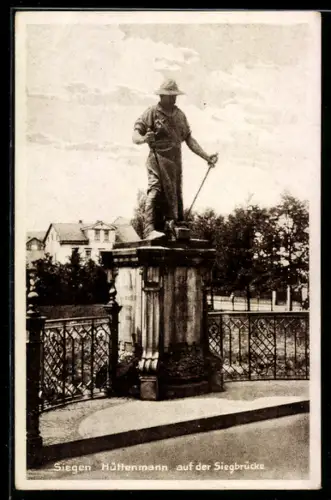AK Siegen, Hüttenmann auf der Siegbrücke