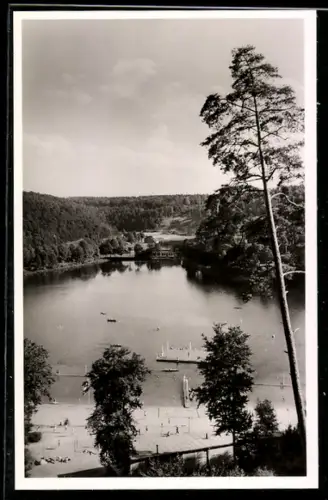 AK Gelterswoog b. Kaiserslautern, Partie am Strandbad