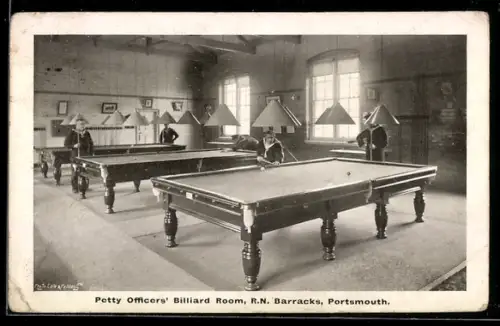 AK Portsmouth, Barracks, Petty Officers` Billiard Room