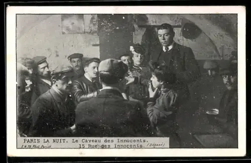 AK Paris, Le Caveau des Innocents, 15 Rue des Innocents