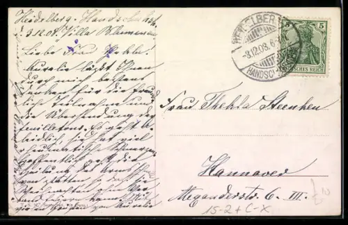 AK Schaffhausen, Zeppelin über dem Rheinfall, Wasserfall