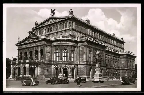 AK Frankfurt a. M., Opernhaus