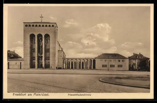 AK Frankfurt-Bockenheim, Frauenfriedenskirche
