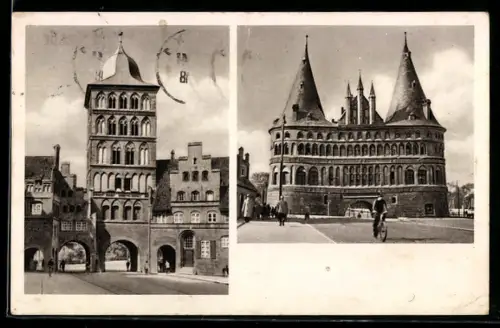 AK Lübeck, Burgtor, Holstentor