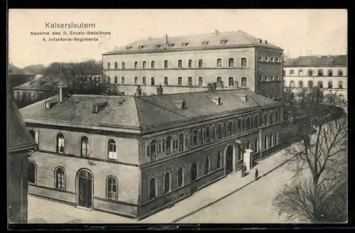 AK Kaiserslautern, Kaserne des II. Ersatz-Bataillons 4. Infanterie-Regiments