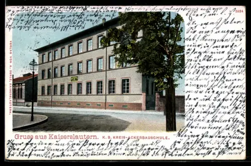 AK Kaiserslautern, K. B. Kreis-Ackerbauschule