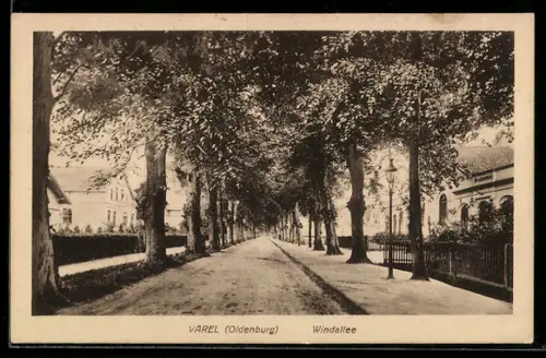 AK Varel /Oldenburg, Windallee