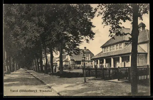AK Varel /Oldenburg, Windallee