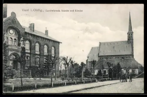 AK Varel i. Oldbg., Landwirtschaftliche Schule, Kirche