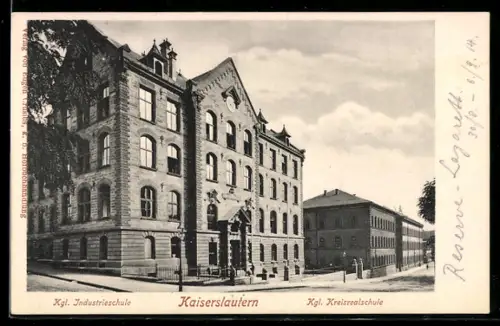 AK Kaiserslautern, Kgl. Industrieschule, Kgl. Kreisrealschule