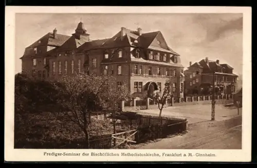 AK Frankfurt a. M.-Ginnheim, Prediger-Seminar der Bischöflichen Methodistenkirche