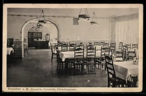 AK Frankfurt-Westend, Königliche Universität, Erfrischungsraum