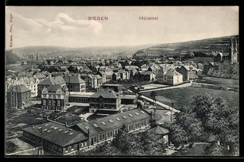 AK Siegen, Hüttental, Stadtansicht