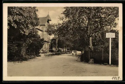 AK Johanniskreuz im Pfälzerwald, Waldkurshaus, Bes. Karl Pfaff mit Grünanlagen