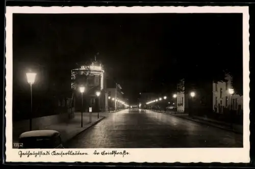 AK Kaiserslautern, Partie in der Dr. Frickstrasse bei Nacht