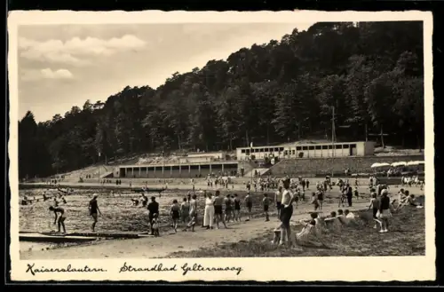 AK Kaiserslautern, Strandbad Gelterswoog, Badegäste