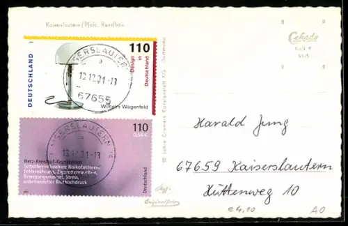 AK Kaiserslautern, Rundbau mit Strassenecke