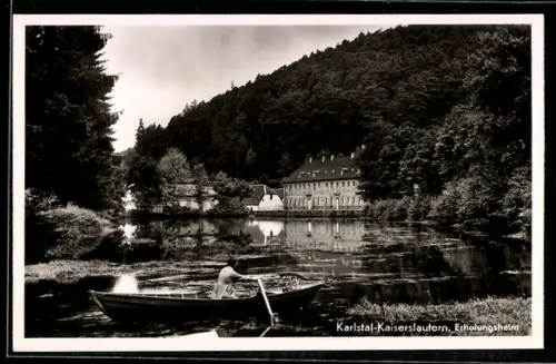 AK Karlstal /Kaiserslautern, Erholungsheim, Ruderboot