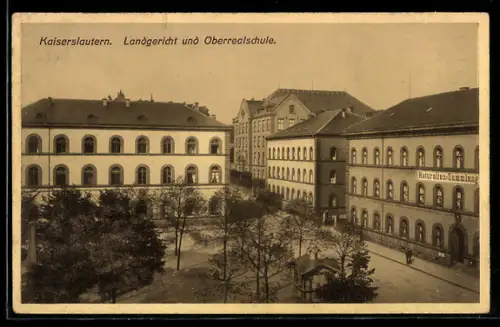 AK Kaiserslautern, Landgericht und Oberrealschule, Naturaliensammlung