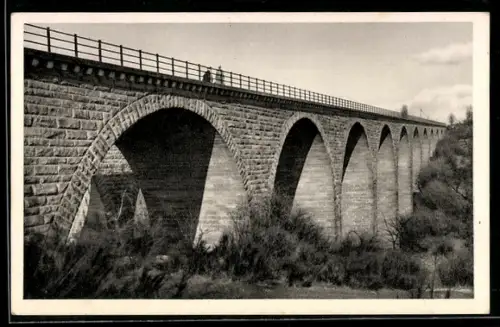 AK Kaiserslautern, Waschmühltalbrücke, Teilansicht