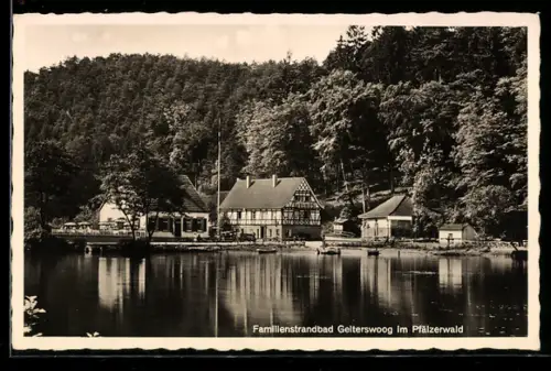 AK Gelterswoog, Familienstrandbad im Pfälzerwald