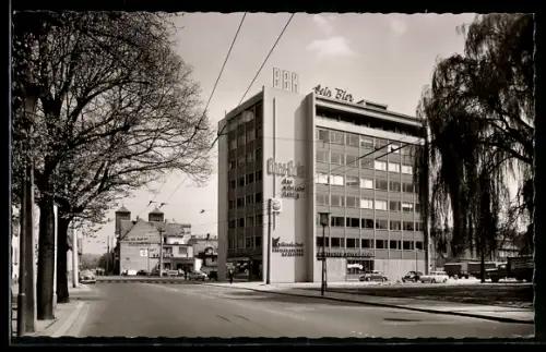 AK Kaiserslautern /Pfalz, Haus Fischereck mit Strasse