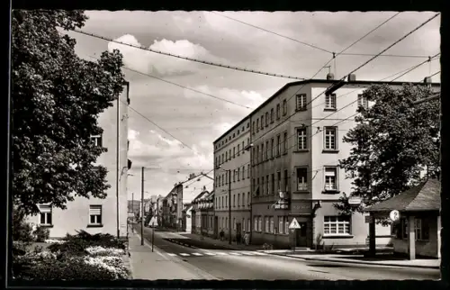 AK Kaiserslautern /Pfalz, Pariser Strasse, Partie mit Restaurant Gut-Heim