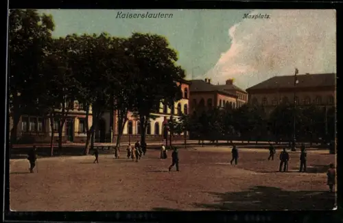 AK Kaiserslautern, Maxplatz, Panorama