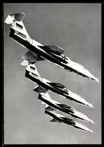 AK Flugzeug der Luftwaffe F-104 Starfighter, Bundeswehr