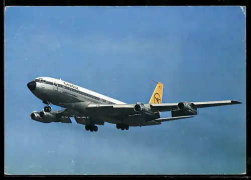 AK Condor, Flugzeug Intercontinental-Jet Boeing 707-330 B am Himmel