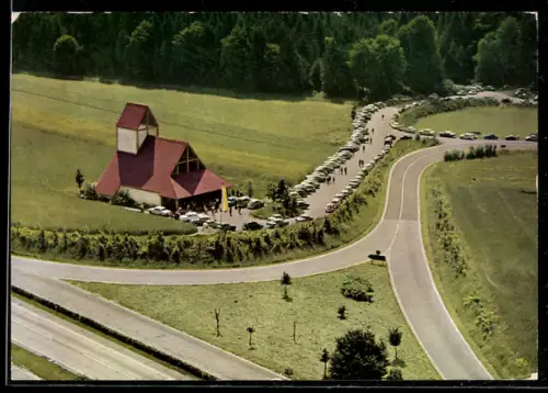 AK Autobahn München-Stuttgart, Autobahnkirche Maria, Schutz der Reisenden, Ausfahrt Adelsried Km 64