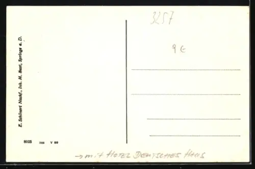 AK Springe, Partie am Springbrunnen