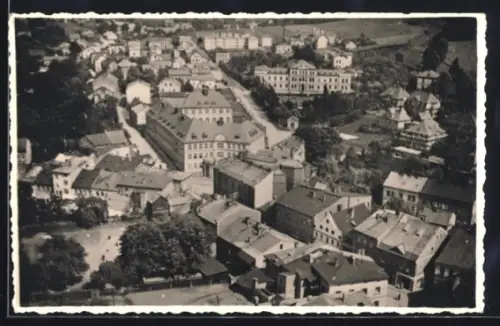 Foto-AK Esslingen a. N., Teilansicht mit Strassenpartie