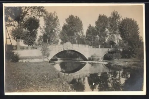 Foto-AK Erfurt, Mariental-Brücke