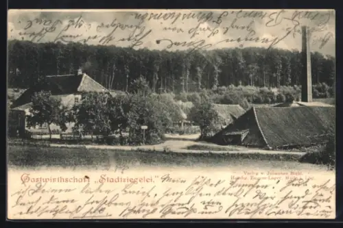 AK Mölln i. Lbg., Gasthaus Stadtziegelei