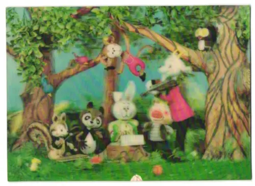 3D-AK Tier- Musikanten, Wald