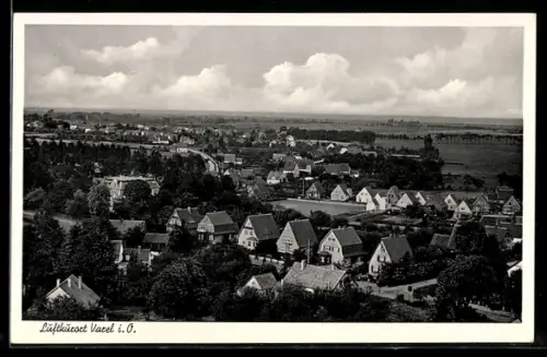 AK Varel i. O., Ortsansicht aus der Vogelschau