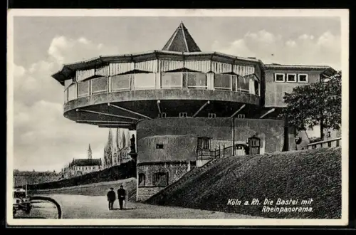 AK Köln a. Rh., Die Bastei mit Rheinpanorama