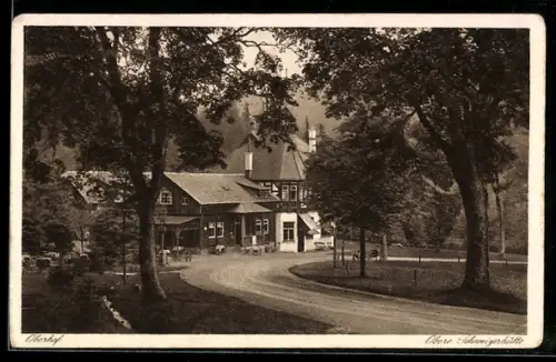 AK Oberhof, Obere Schweizerhütte, Gasthaus