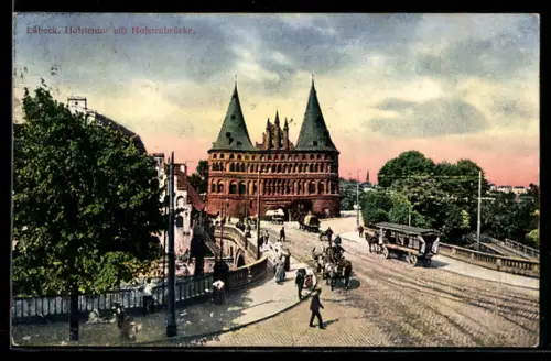 AK Lübeck, Holstentor, Holstenbrücke