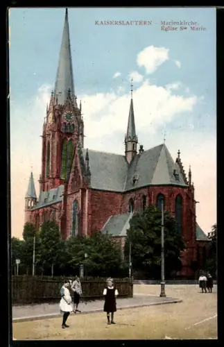 AK Kaiserslautern, Kinder vor der Marienkirche